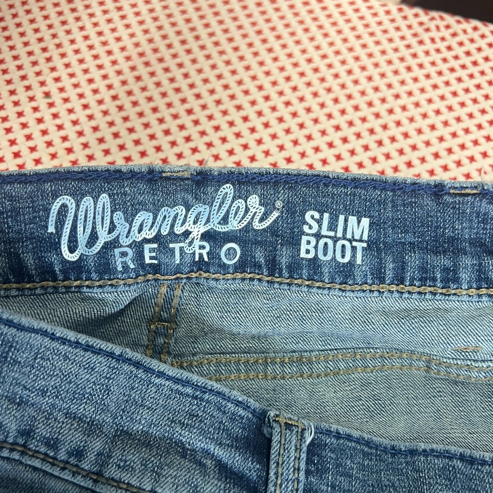 Wrangler retro slim bootcut jeans 36x34 - Picture 6 of 10
